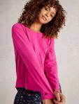 Топ пижама Eva Jersey White Stuff, Bright Pink - фото 3