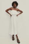 Хлопковое платье Answear Lab, белый - фото