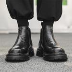 Челси Ботинки Мужские Weishibangwei, цвет Brown Fleece-lined - фото 5