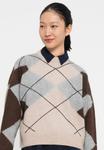 Джемпер Tommy Hilfiger Jumper, Legacy Brown/Mid Grey/Camel - фото 4