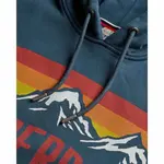 Худи Superdry Mountain Relaxed Fit, синий - фото 2