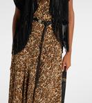 Кожаный ремень Silvia Isabel Marant, Black / Silver - фото 4