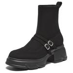 BASTO Черные женские ботильоны, цвет Black - фото 4