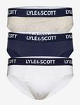 Трусы мужские Lyle & Scott брифы 3 шт, мультиколор - фото