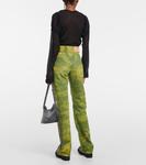 Прямые джинсы с высокой посадкой Acne Studios, синий - фото 3