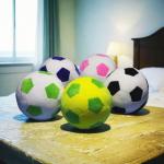 Cute Mini Soccer Bag Charm Doll Products Mise, белый - фото 8