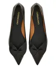 Балетки Bow Ferragamo, черный - фото 4