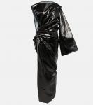 Асимметричное джинсовое платье Rick Owens, черный - фото