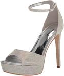 GUESS womens Cadly, Silver Shimmer 040 - фото