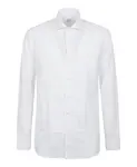 Рубашка с длинным рукавом приталенного силуэта Orian, белый - фото