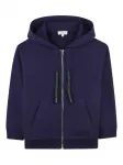 Худи на молнии Lanvin Enfant, синий - фото