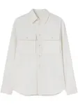 Рубашка с классическим воротником JIL SANDER, белый - фото