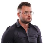 Серые мужские оправа для очков Bally - фото 4