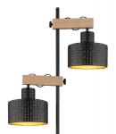 Торшер Globo, 44x25x168 см, черный - фото 3