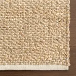 Коврик из джута Eladia Solid nuLOOM, 152x244 см, бежевый - фото 6