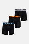 3 пары боксеров Nike, черный - фото