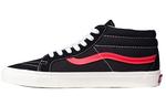 Кроссовки Vans SK8-Mid Black-Red 'Black Red' - фото