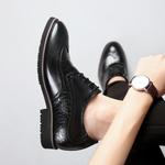 Туфли мужские низкие черный/черный Kaiser - фото 7