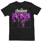 Мужская футболка с рисунком Marvel Infinity War Thanos Purple Trio - фото