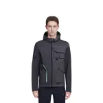 Куртка мужская черная Adidas, черный - фото 4