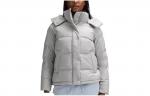 Пуховик Wunder Puff Series женский Lululemon, серый - фото 4