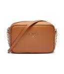 Кожаная сумочка Patrizia Pepe, коричневый - фото