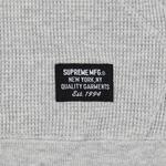 Толстовка Supreme Hooded Zip Up Thermal, Heather Grey - фото 2