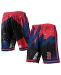 Мужские красные шорты Boston Red Sox Hyper Hoops Mitchell & Ness - фото 2