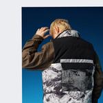 Badfive пуховик мужской черный/белый Lining, черный/белый - фото 4