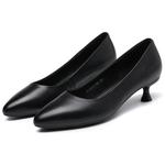 Туфли на высоком каблуке женские черный Aokang - фото