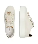 Кожаные кроссовки Patrizia Pepe, бежевый - фото 3