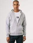 Худи с капюшоном на молнии Pepe Jeans, Light grey - фото 2