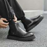 Ботинки Челси мужские черный Chi Wolf - фото 5