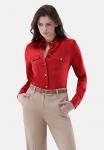 Блуза van Laack Button-down blouse, Red - фото