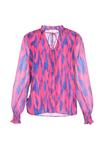 Блуза IZIA Button-down blouse, Pink Multicolor/Pink - фото 5