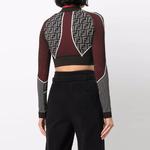 FENDI Женский черный топ - фото 5