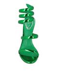 Сандалии Rene' Caovilla, зеленый - фото 4