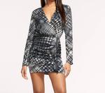 Платье Myla в узоре «гусиная лапка» Ramy Brook - фото