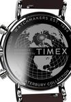 Часы с хронографом WATERBURY STANDARD COIN EDGE Timex, серебряный - фото 4