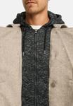 Пальто INDICODE JEANS Short coat, Greige/Mottled Dark Grey - фото 4