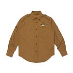 Рубашка unisex HUMAN MADE, коричневый - фото