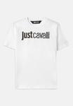 Футболка Just Cavalli LOGO GLITTER, White/Gold-Coloured/White - фото 6
