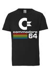 Футболка Logoshirt Commodore C64 Logo, черный - фото