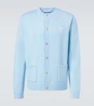 Вышитый шерстяной кардиган Acne Studios, Ice Blue - фото