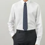 HERMES Галстук мужской синий - фото 2