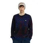 Свитер унисекс синий черный в клетку LACOSTE - фото 3