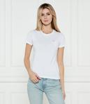 Футболка Guess Jeans однотонная с карманом, белый - фото