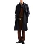 Длинный рукав флисовая поло PRADA, коричневый - фото 2