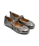 Кожаные балетки matteo1 Marella, серый - фото 3