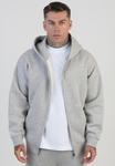 Толстовка SIKSILK Zip-up sweatshirt, Grey Marl/Grey - фото 3